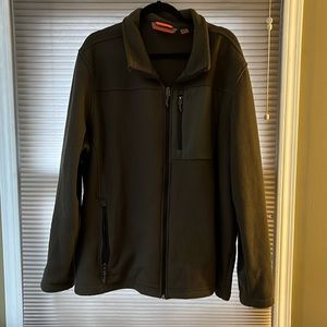 Free Country size XXXL dark green zip up
